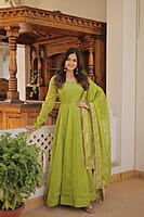 B3023: Beautiful Georgette 2PC Long Dresses