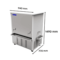 New Blue star SDLX 200400B water cooler SS 304 body, multi sides faucets