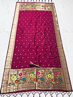 B1971: Beautiful Soft Silk Paithani Duppatas