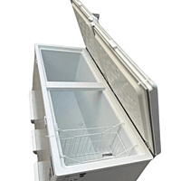 Blue Star 500 Liter Chest Freezer with Open Lid Showcasing Storage Space in Gurgaon Blue Star 500 Liter Chest Freezer with Open Lid Showcasing Storage Space in Gurgaon