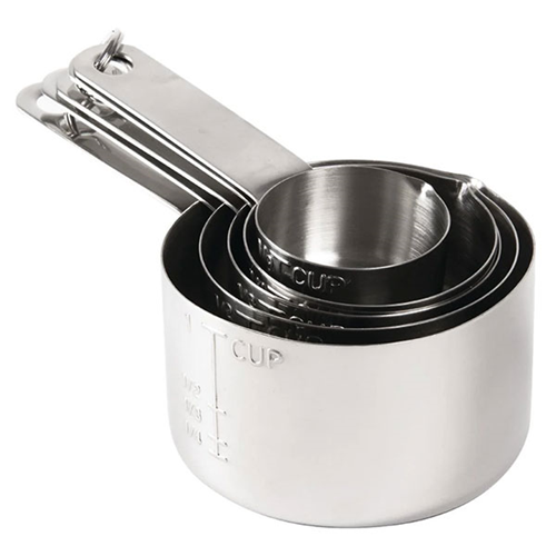 Vogue Measuring Cups St St 5 Piece