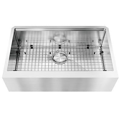 33-inch Large Single Bowl, 16g LZ Series, Workstation, Apron 504071 33-inch Large Single Bowl, 16g LZ Series, Workstation, Apron 504071