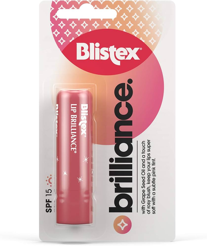 Blistex Lip Brilliance Blushing Lip Balm with SPF 15 Protection 3.7g
