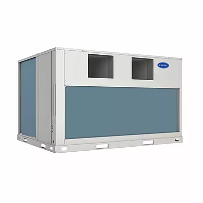 Unidad de Aire Acondicionado Tipo Paquete Comercial, Capacidad 30 Tr, Descarga Horizontal Voltaje 220/3/60, Marca Carrier - 50ZPX30M-5A