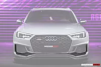 2017–2019 Audi RS4 B9 Carbon Fiber Front Bumper Trim Lip | Subtle Aerodynamic Enhancement