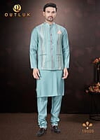 B1973: Beautiful Men Kurta Pajama Sets With Jacket B1973: Beautiful Men Kurta Pajama Sets With Jacket