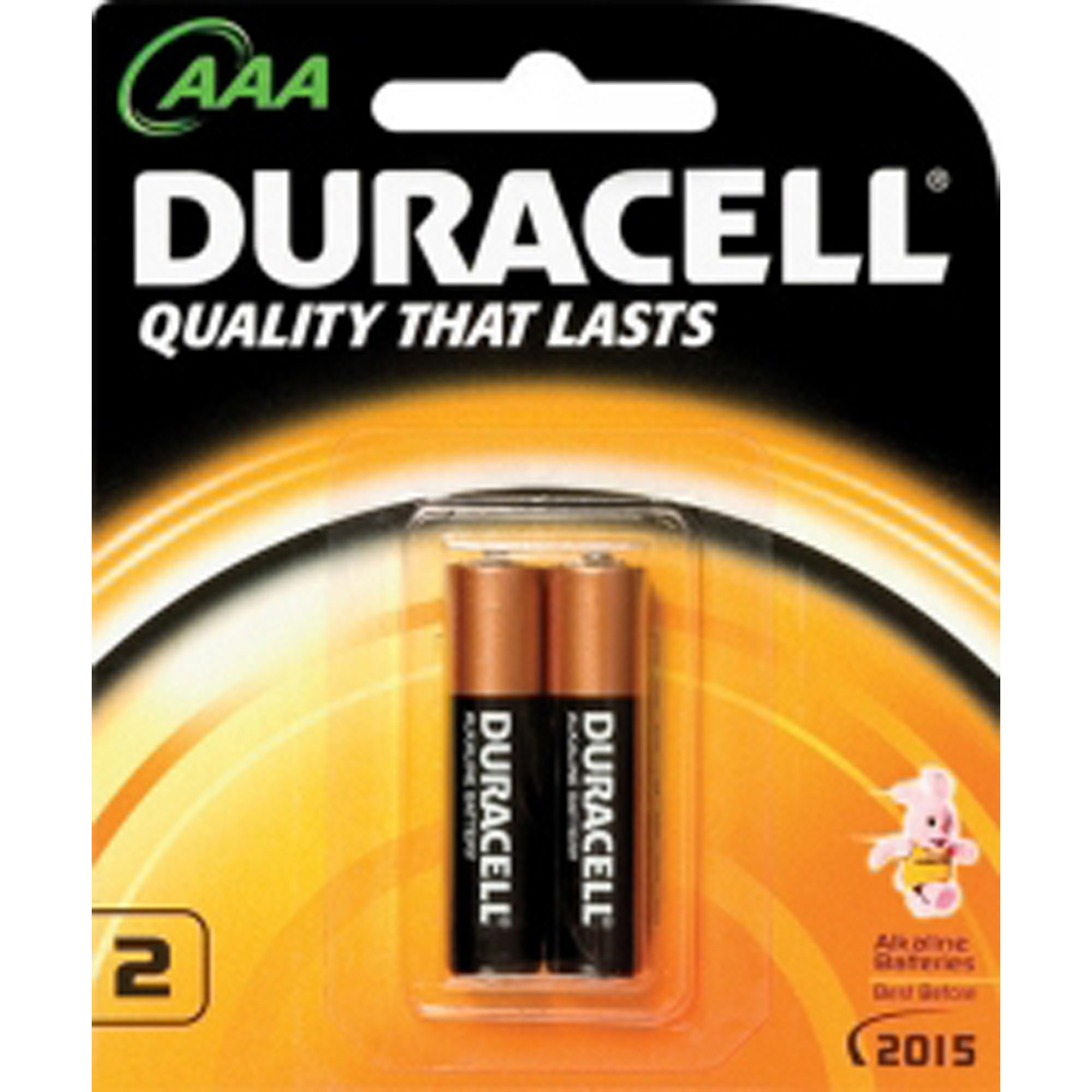Duracell Coppertop Alkaline Battery Size AAA Pack  Of 2