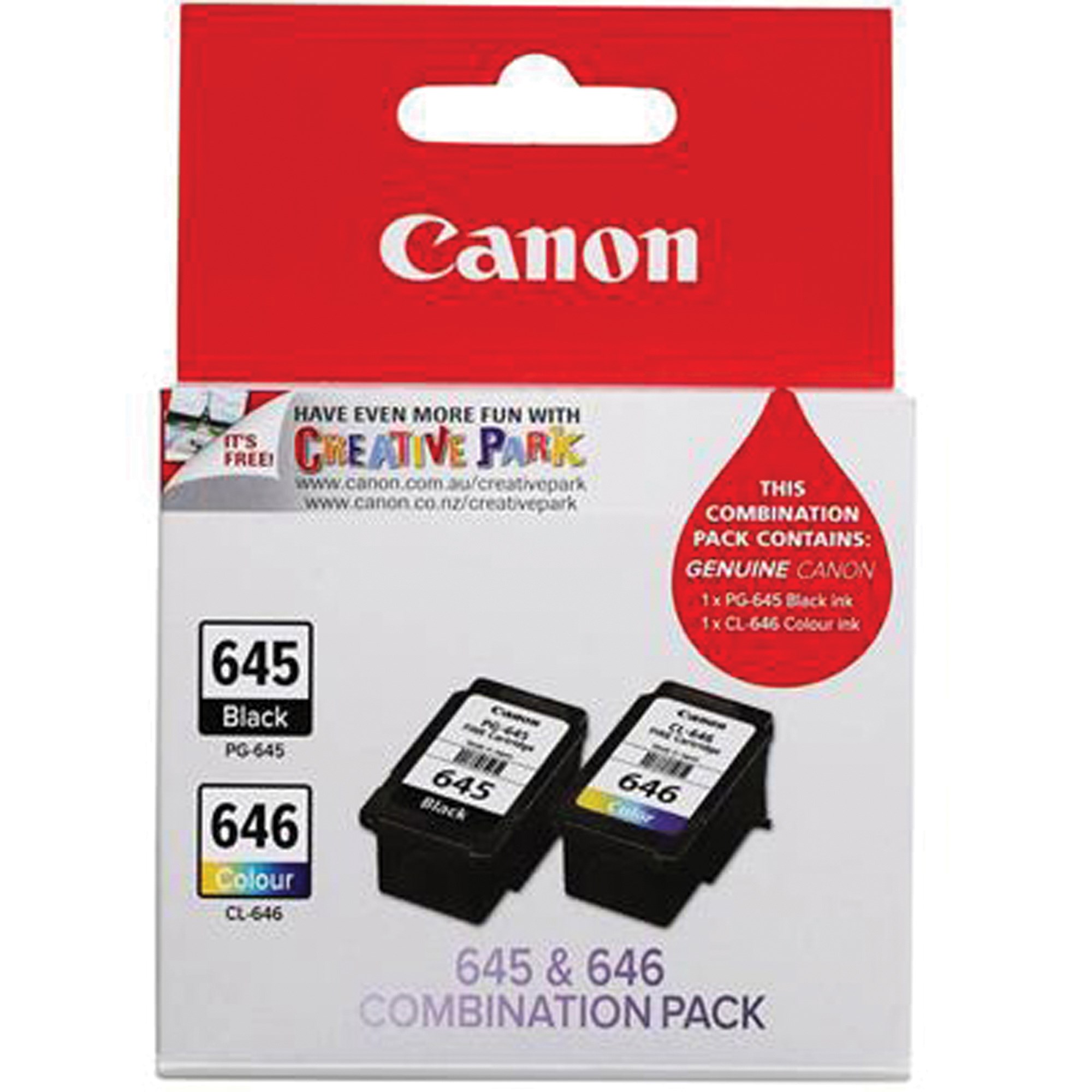 Canon Pixma PG645 CL646 Ink Cartridge Value Pack  Twin Pack  CYMK