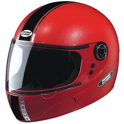 STUDDS CHROME ECO RED L