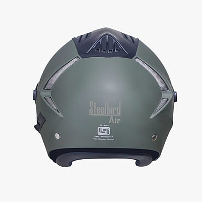 SBA-3 HURRICANE WITH INNER SMOKE SUN SHIELD MATT BATTLE GREEN C/V (L)