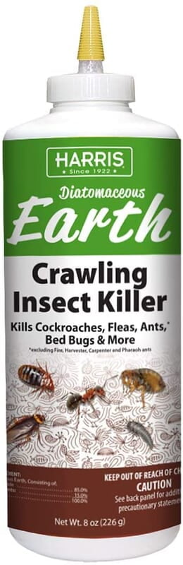 Harris Diatomaceous Earth Crawling Insect Killer, 226g