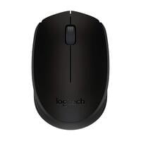Logitech B170 Wireless Mouse, 2.4 GHz with USB Nano Receiver, Optical Tracking, 12-Months Battery Life, Ambidextrous, PC/Mac/Laptop - Black