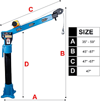 PISMIRE TRUCK CRANE 1100LBS & ELECTRIC 12V WINCH SET 3500LBS 360 SWIVEL DUAL REMOTE (WIRED & INFRARED)