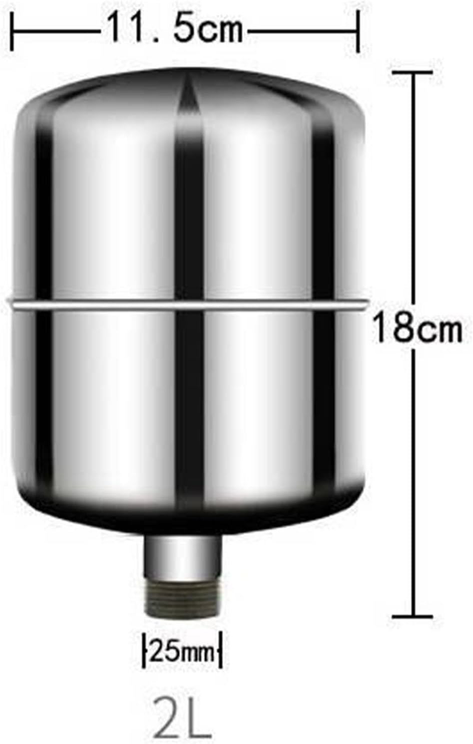 Tank-Pressure.002SS β 2L Stainless Steel Pressure Tank for Water Systems Tank-Pressure.002SS β 2L Stainless Steel Pressure Tank for Water Systems
