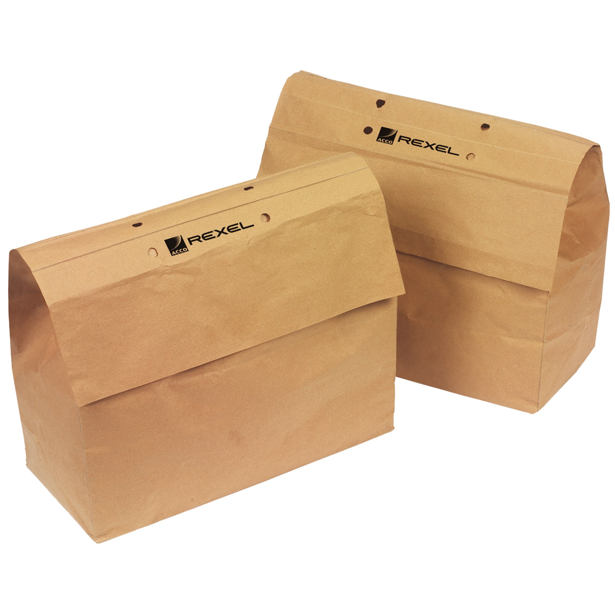 Rexel Recyclable Auto+100 Shredder Bag 26L Pack Of 20 Brown