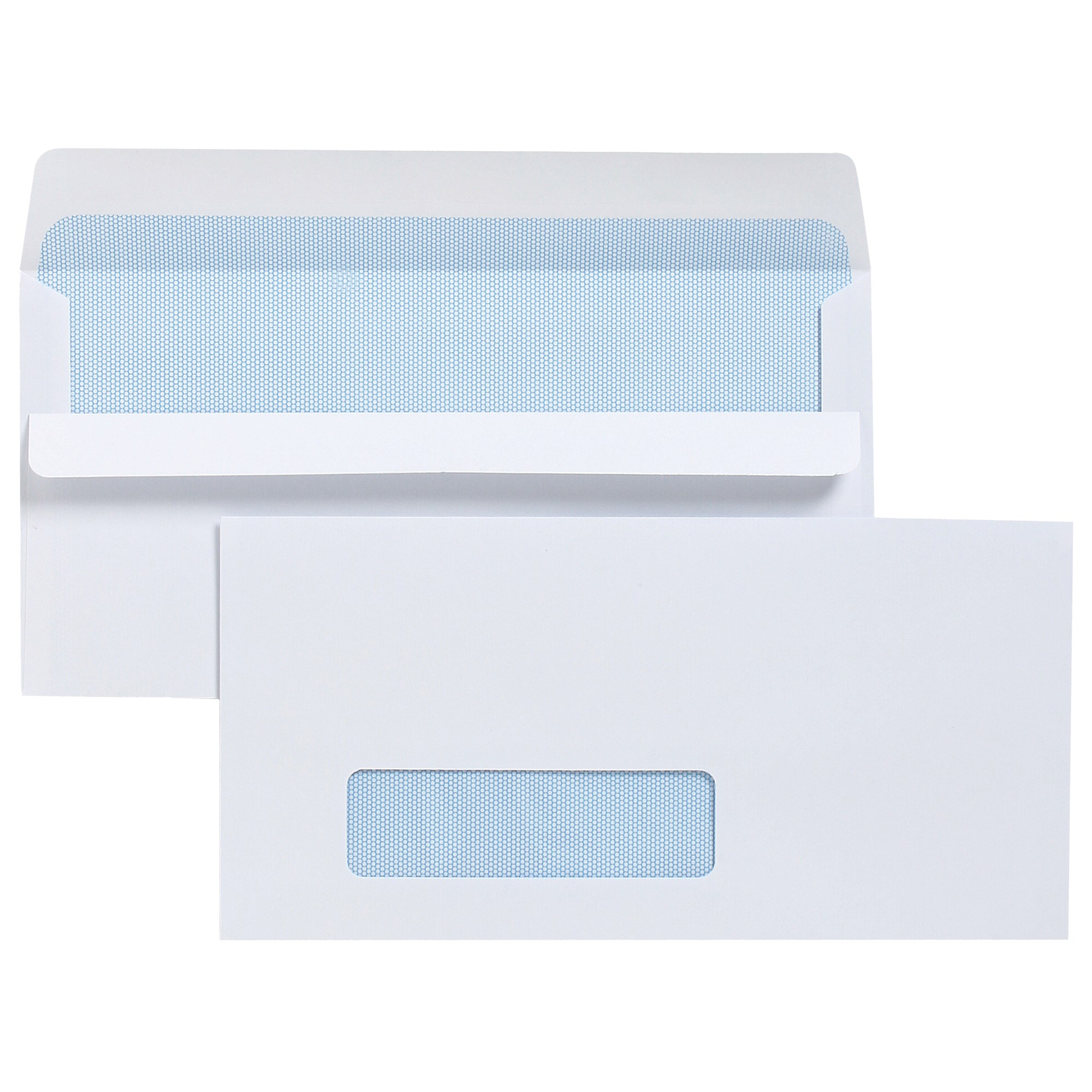 Cumberland Window Face Envelope 11B Self Seal Secretive White Box  Of 500