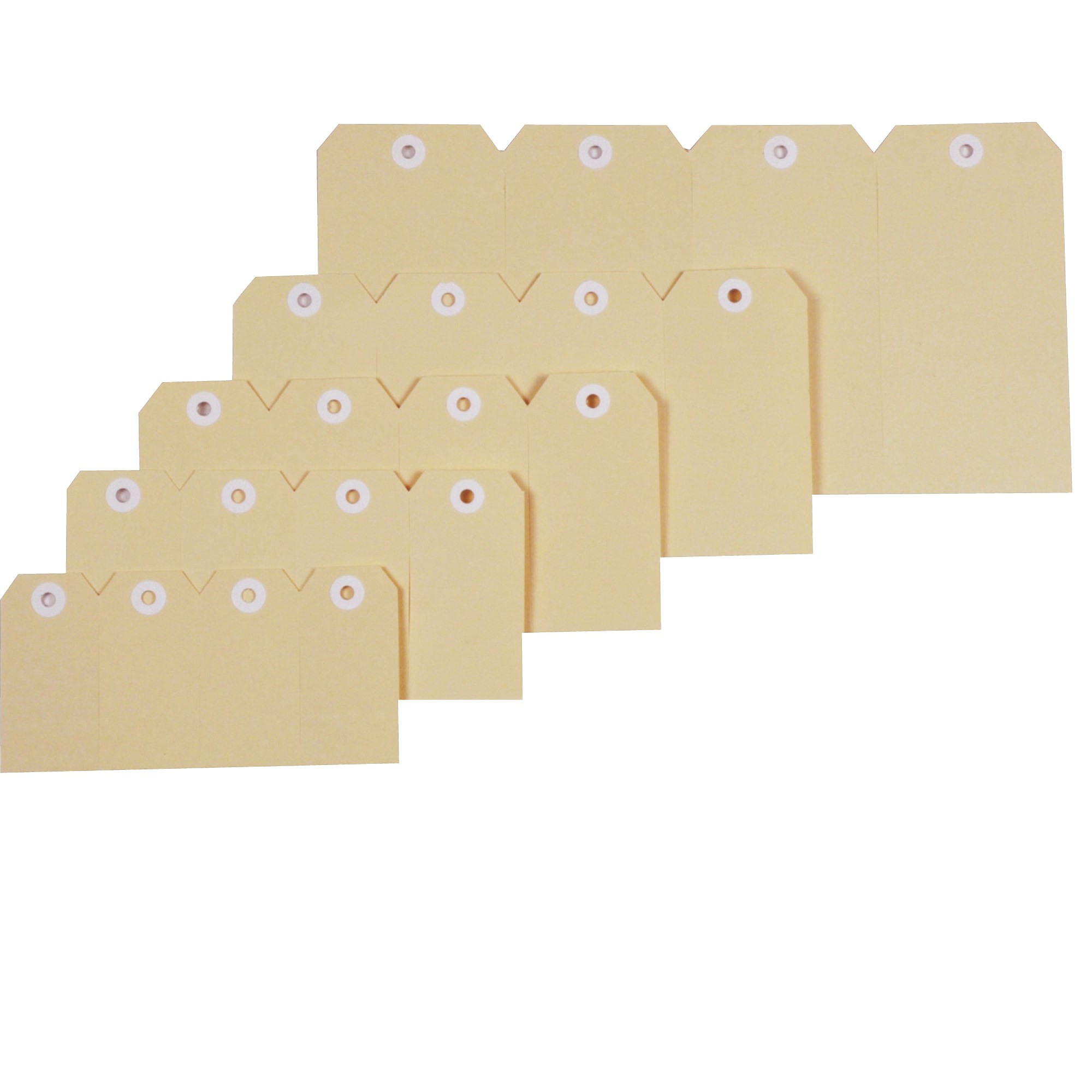 Esselte Shipping Tags No. 4 54 x 108mm Buff Box Of 1000
