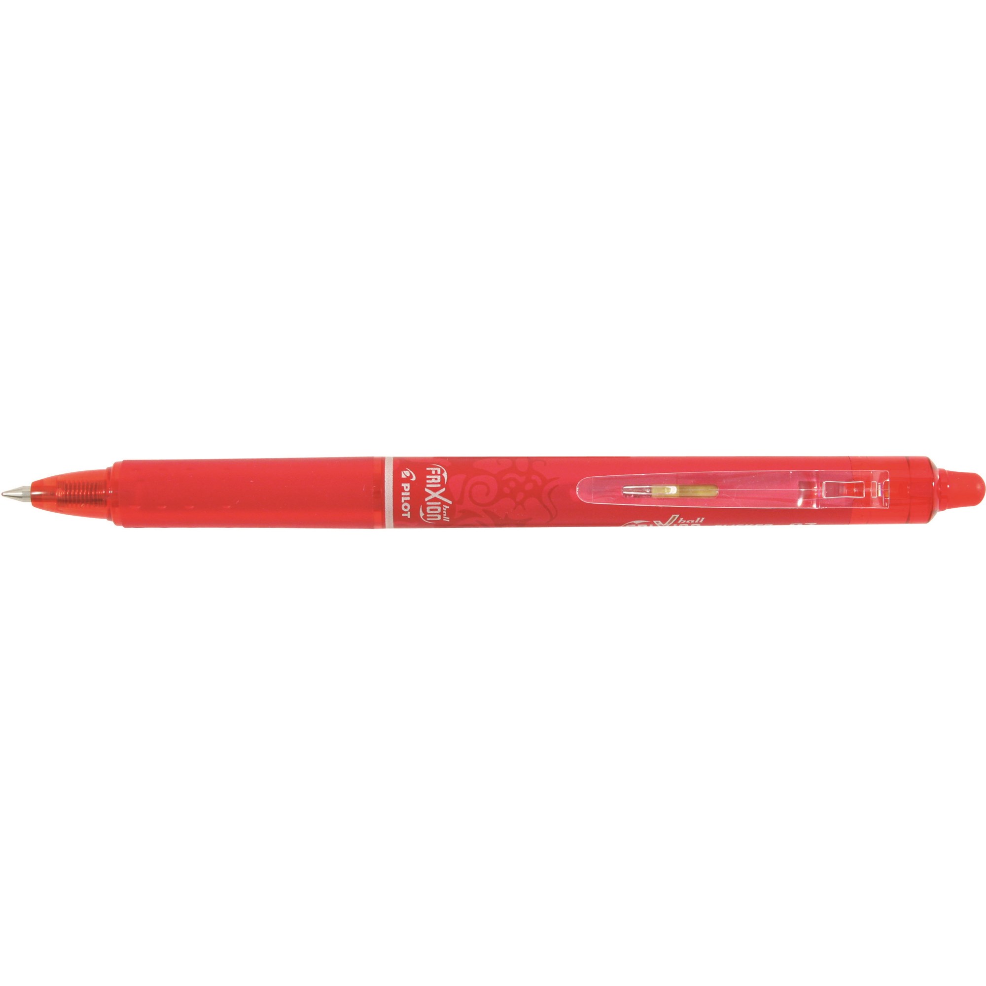 Pilot Frixion Clicker Erasable Rollerball Retractable Pen Fine 0.7mm Red Box 12
