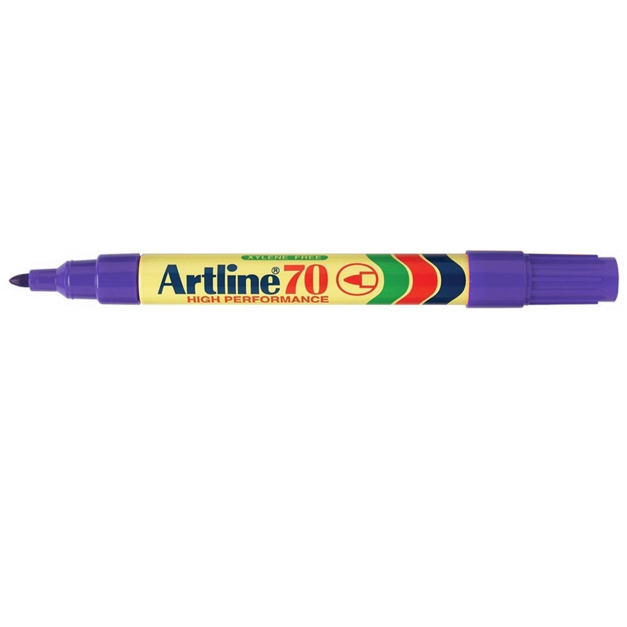 Artline 70 Permanent Markers Bullet 1.5mm Purple Box  Of 12