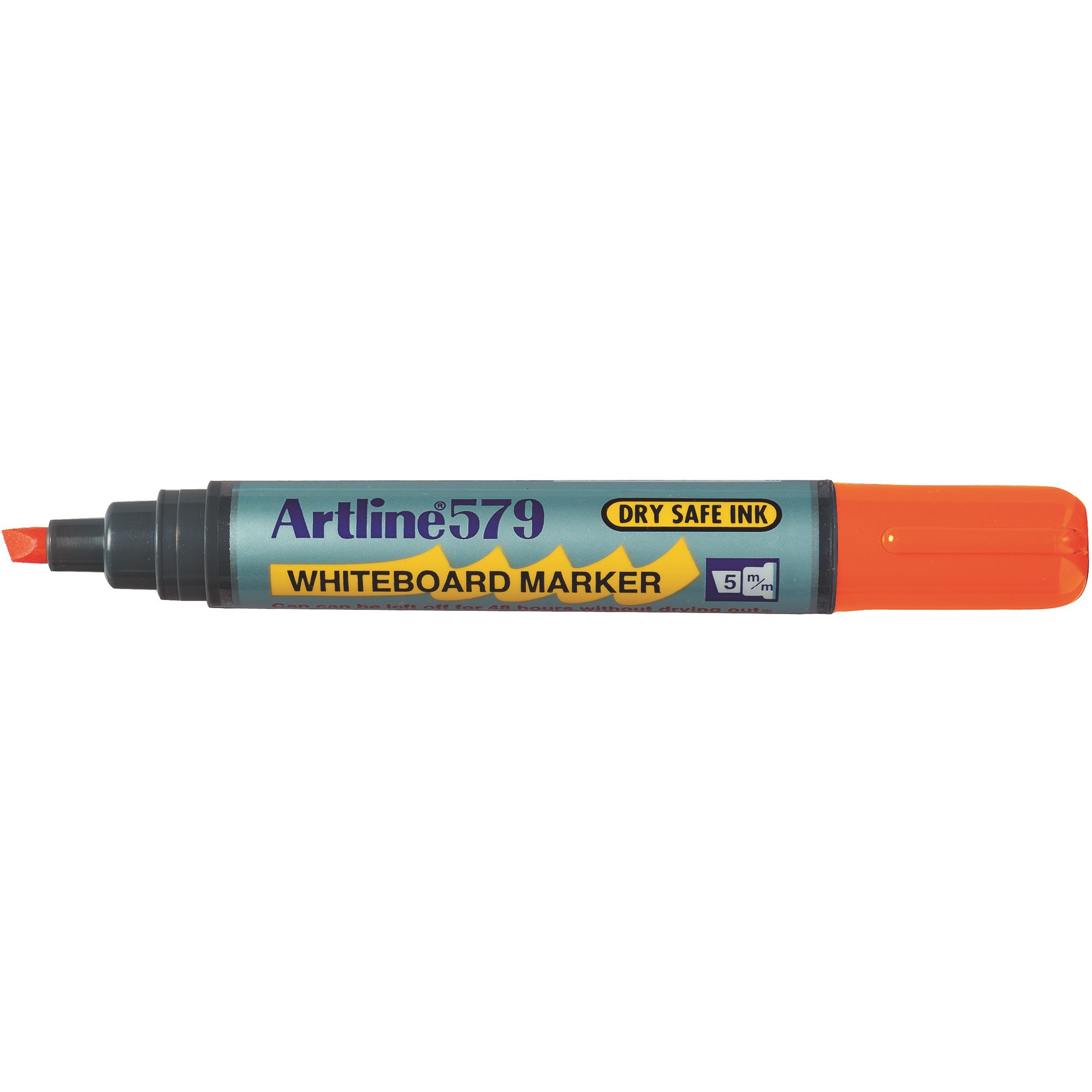 Artline 579 Whiteboard Marker Chisel 2-5mm Orange