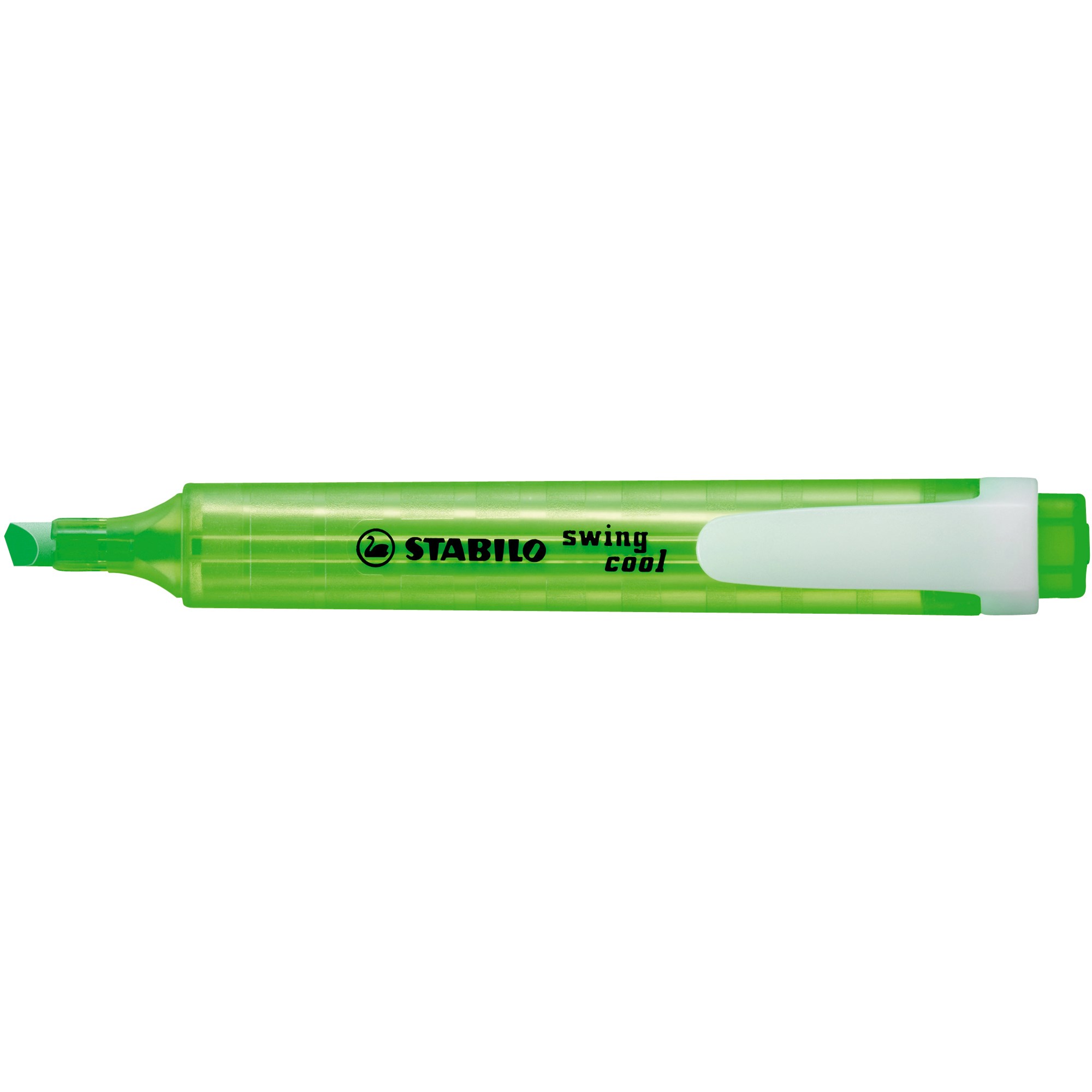 Stabilo 275/33 Swing Cool Highlighter Chisel 1-4mm Green Box  Of 10
