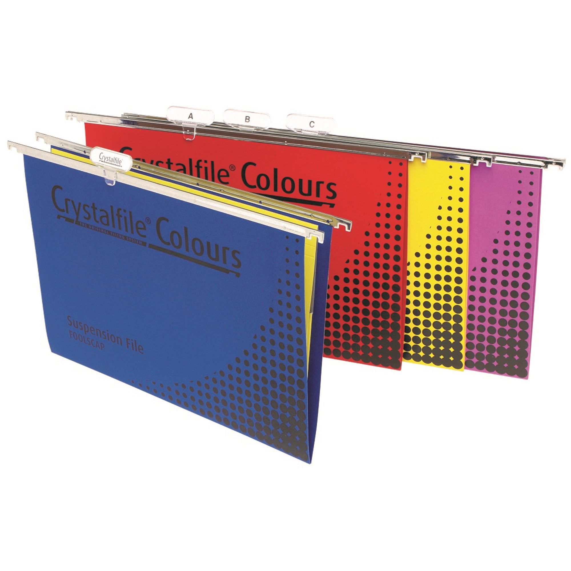 Crystalfile Suspension Files Enviro Foolscap Complete Assorted Pack Of 25