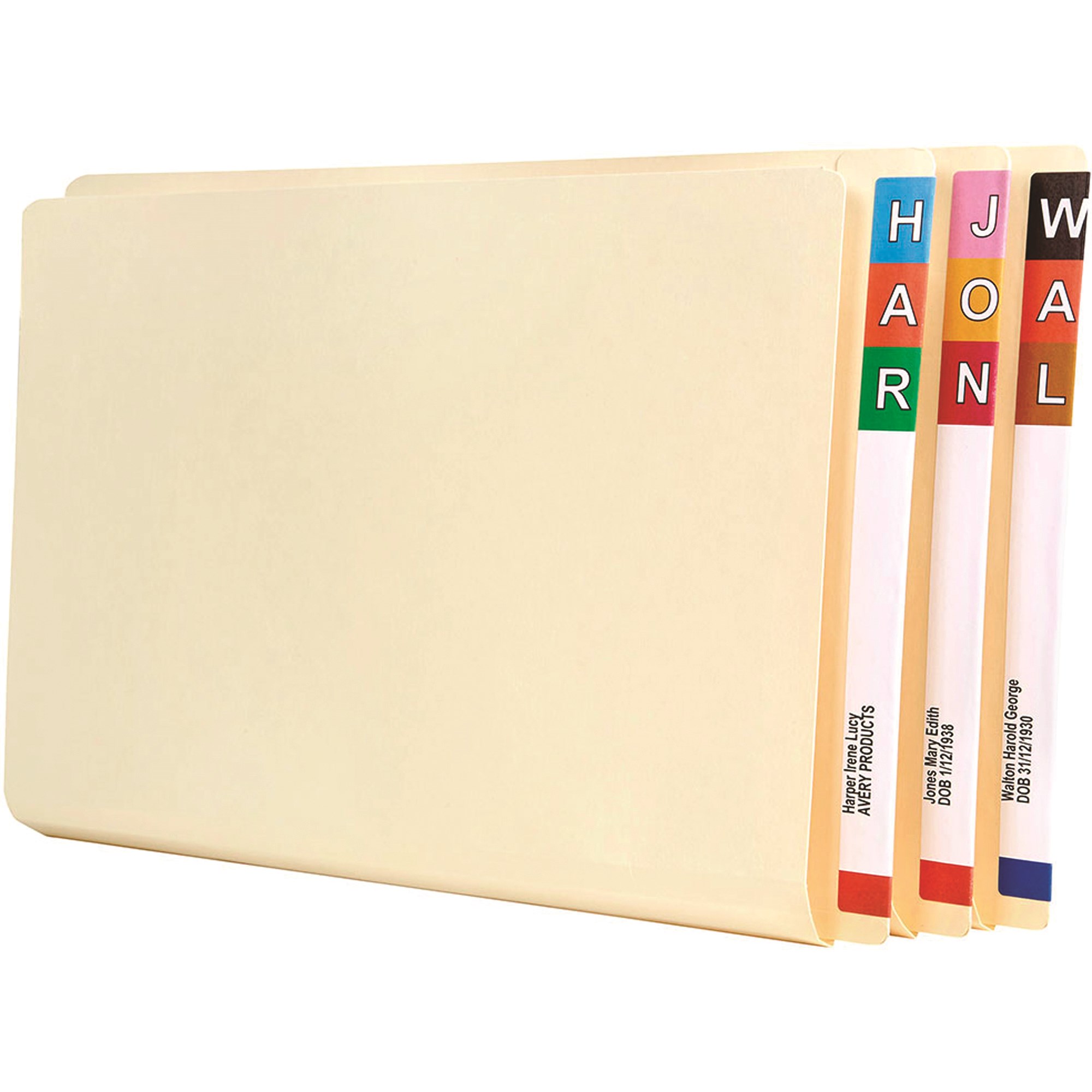 Avery Lateral Shelf Files Foolscap Extra Heavy Weight Buff Box  Of 100