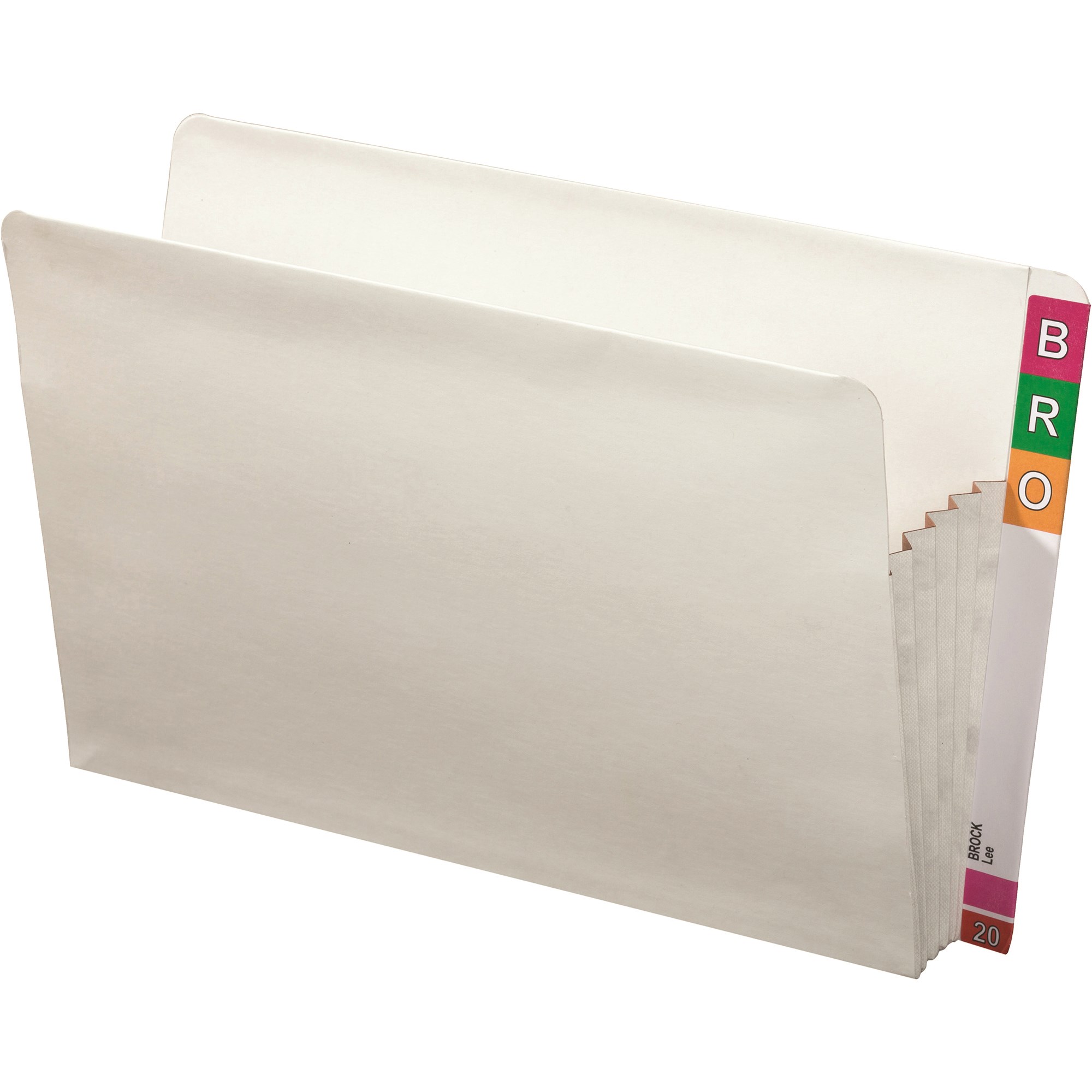 Avery Lateral Shelf Wallet Concertina 100mm Legal White Box Of 25
