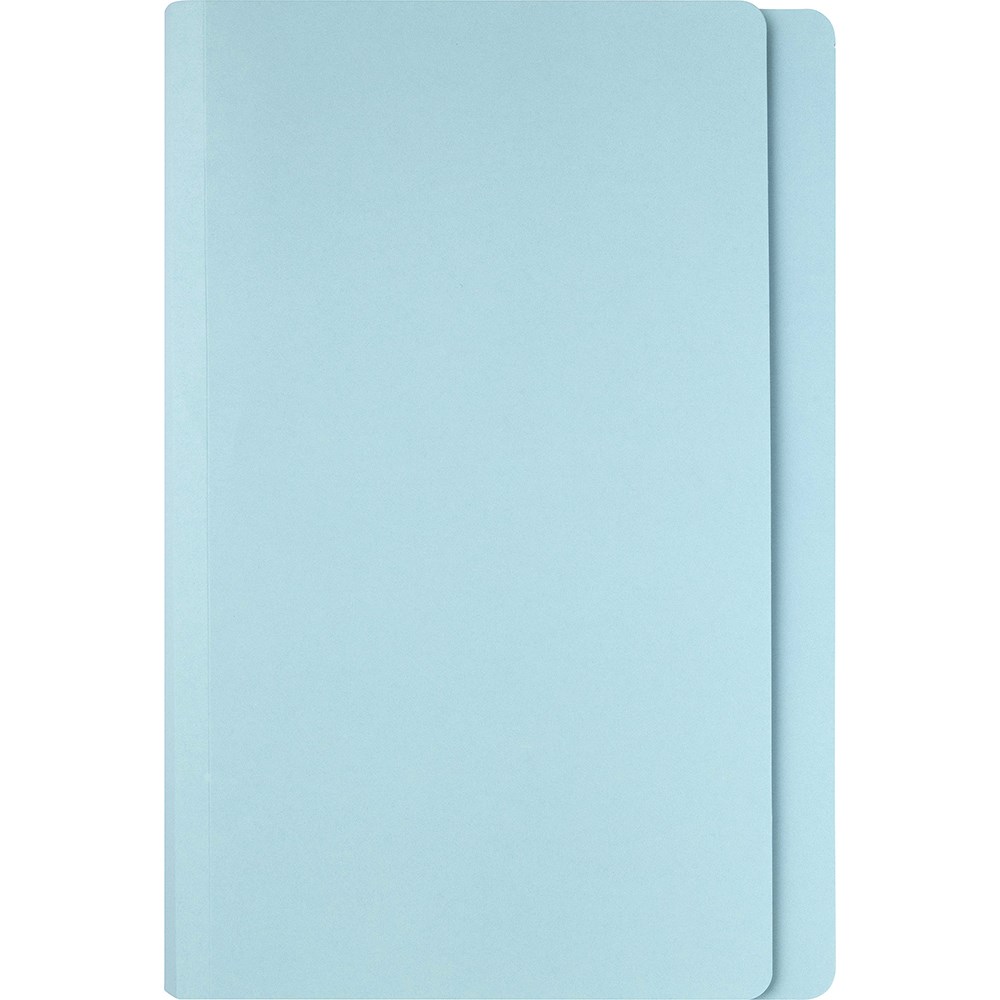 Marbig Manilla Folders Foolscap Light Blue Box Of 100