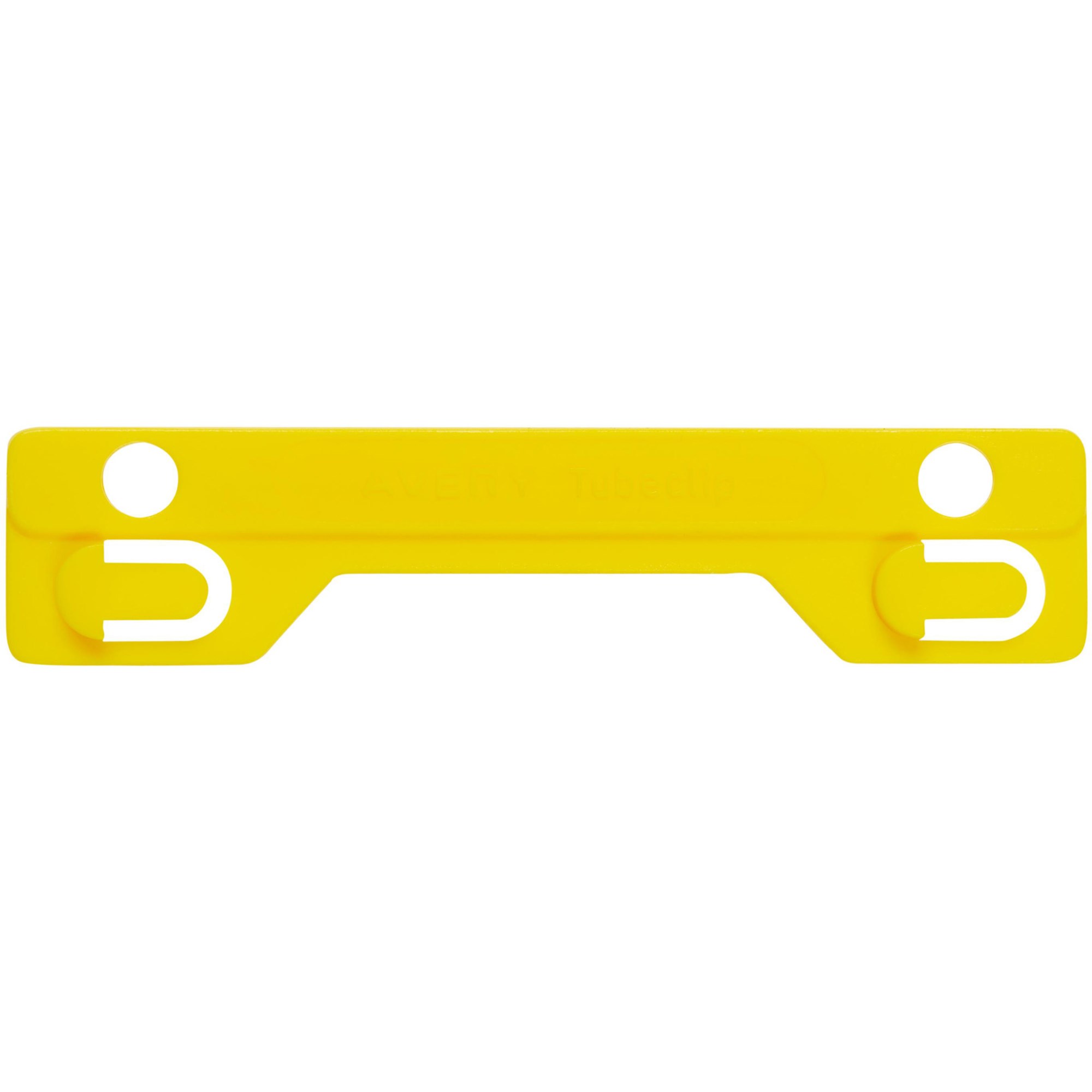 Avery Tubeclip Compressor Bar Yellow Pack  Of 25