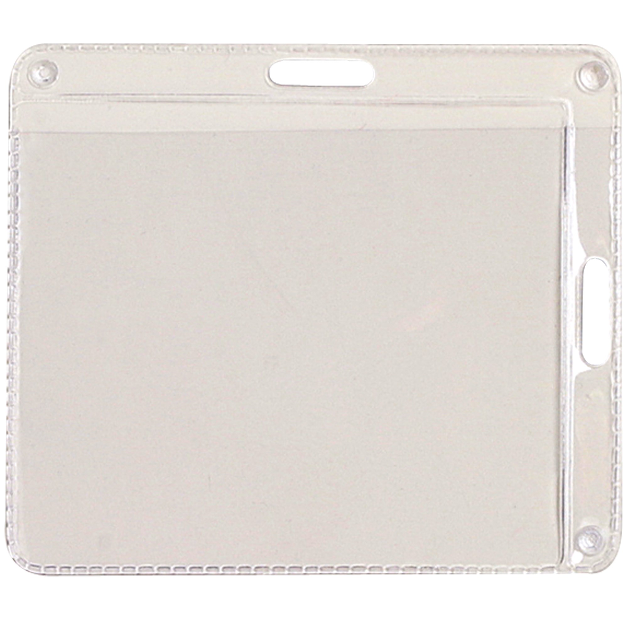 Rexel ID Pouches ID Card 2 Way Landscape or Portrait 105 x 90mm Clear Pack  Of 10