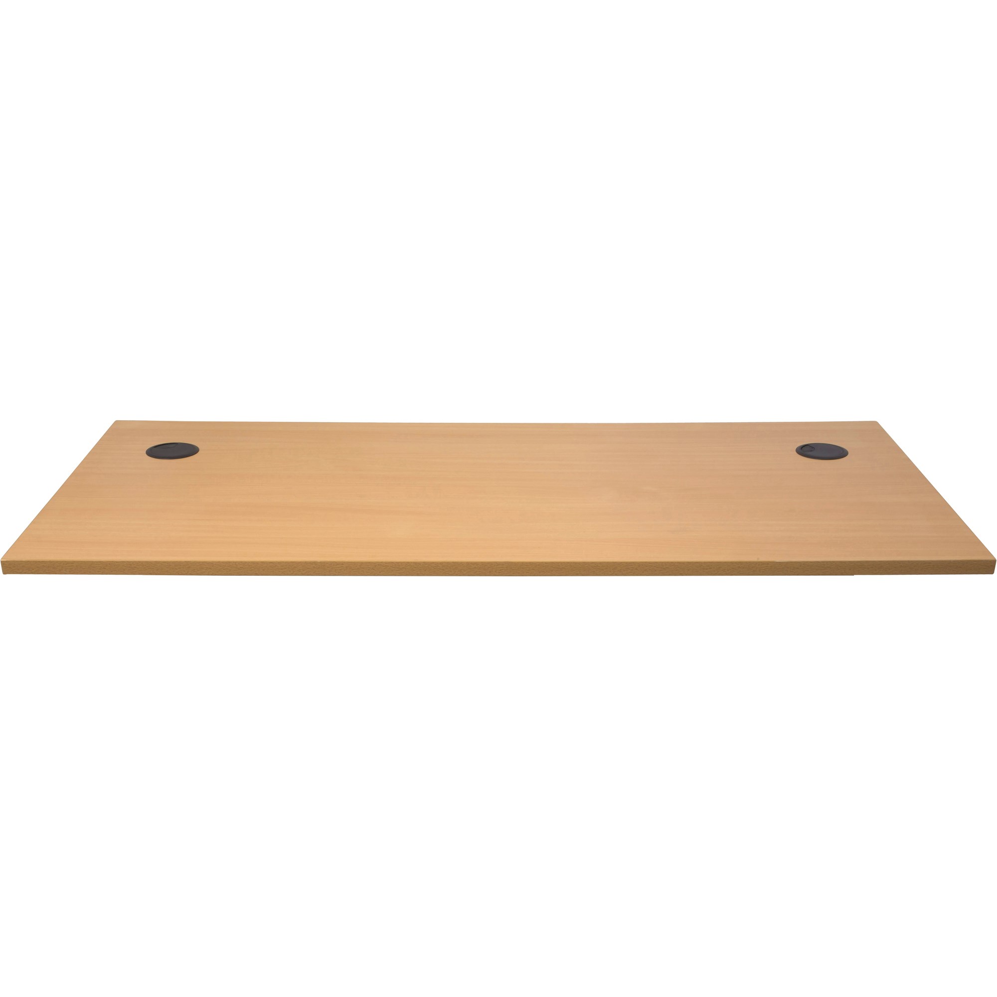 Rapidline Rectangle Desk Top Only 1800W x 700D x 25mmH With 2 Cable Ports Beech