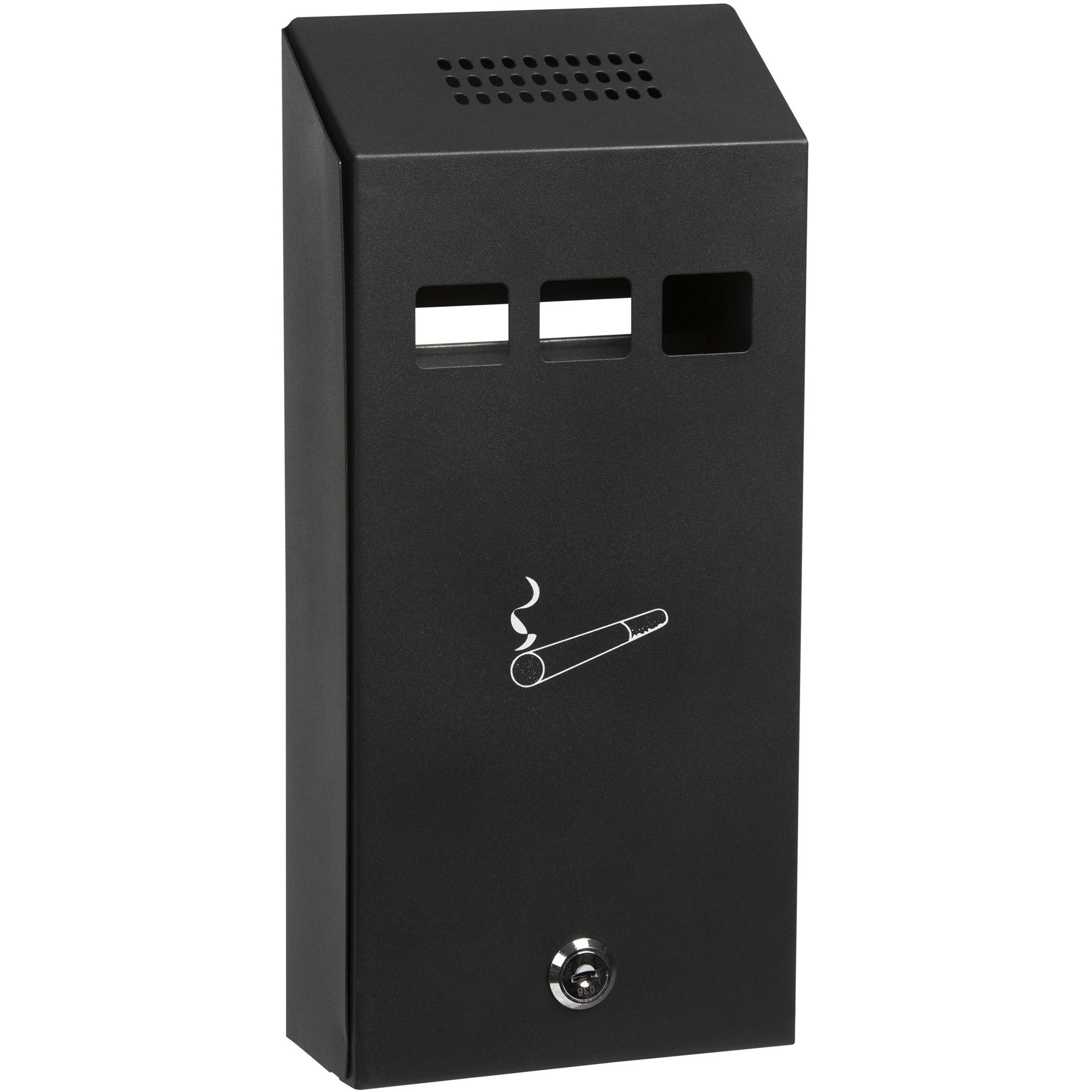 Esselte Ash Bin Wall Mounted 125 Litres Black