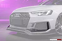 2017–2019 Audi RS4 B9 Carbon Fiber Front Bumper Trim Lip | Subtle Aerodynamic Enhancement
