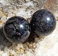 Indigo Gabbro Sphere (India) 44-45mm