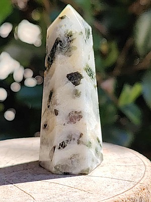 Green Tourmaline Matrix Generator approx 5-6cm