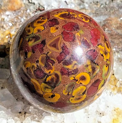 Fruit Jasper Sphere (India) 52-55mm
