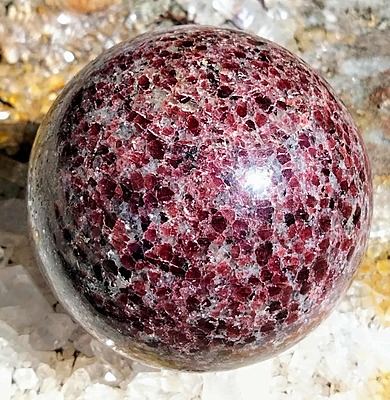 Garnet Sphere (India) 48-50mm