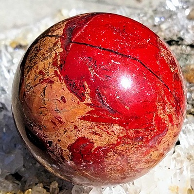 Red Jasper Sphere (India) 51-54mm