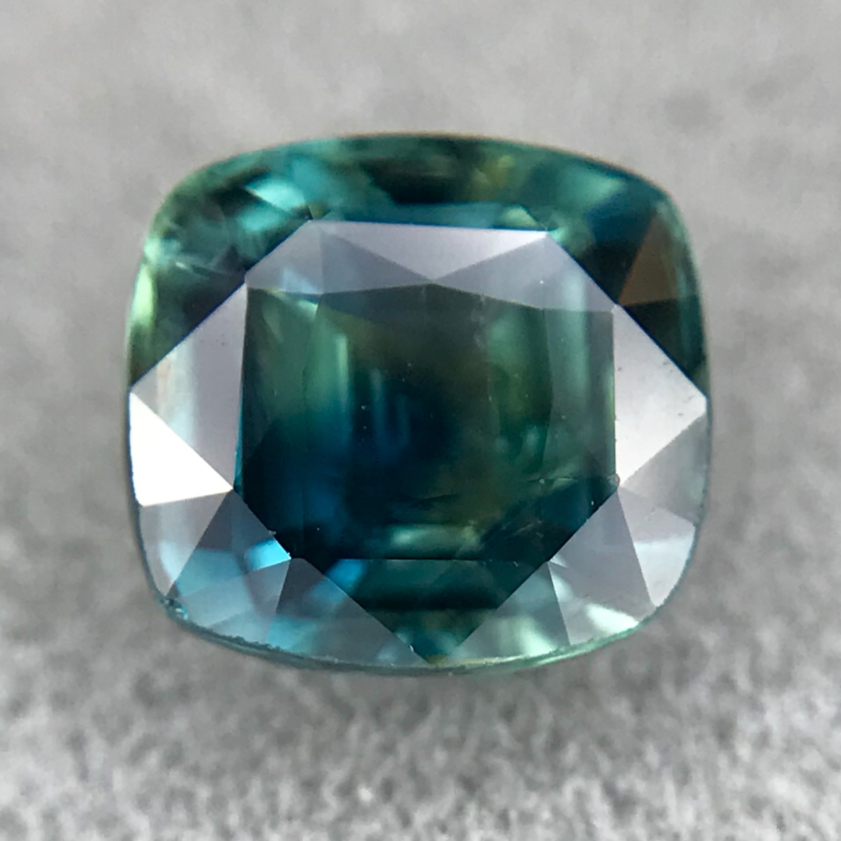 1.07ct Cushion Mixed Cut Sapphire