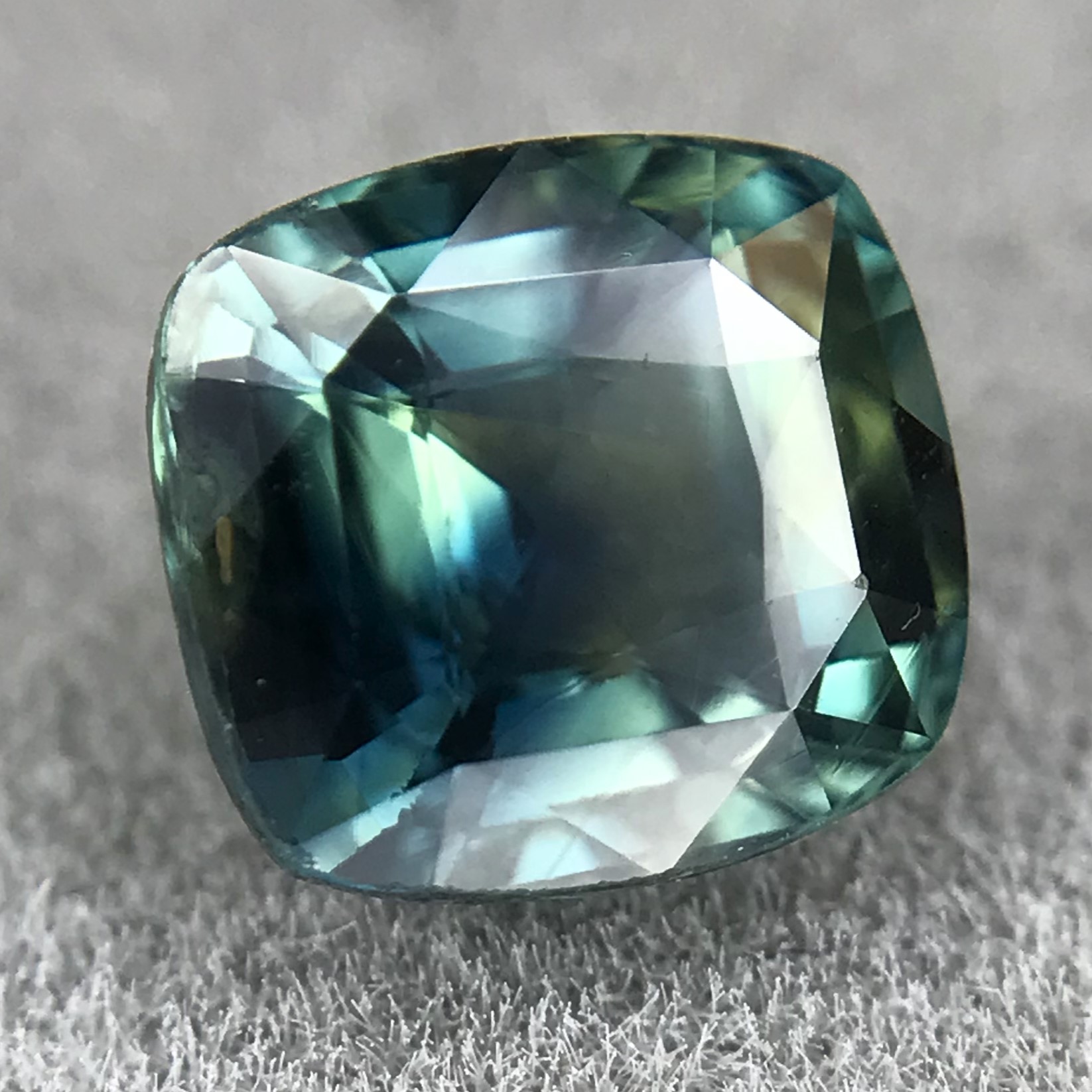 1.07ct Cushion Mixed Cut Sapphire
