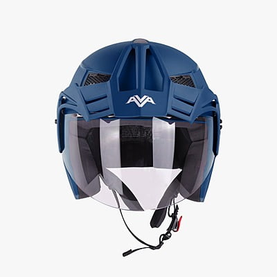 STEELBIRD SBH-23 AVA DASHING WITH PEAK BLUE C/V (M)
