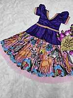 P177: Beautiful Designer Chinnon Silk Kids Lehenga Sets P177: Beautiful Designer Chinnon Silk Kids Lehenga Sets