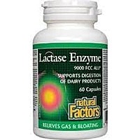 Natural Factor Enyme Lactase Caps 60S