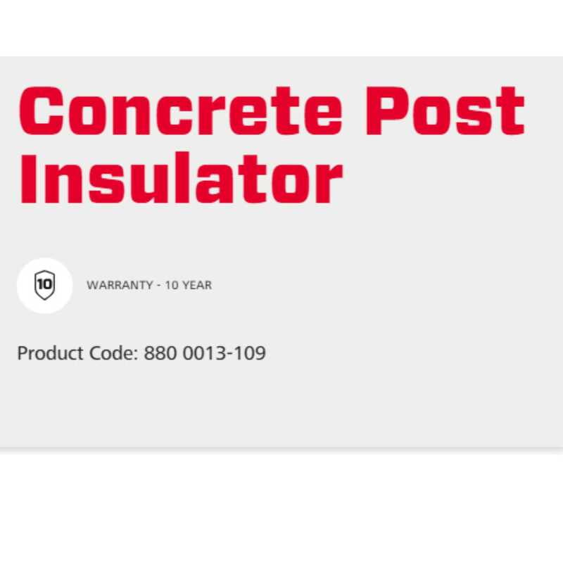 Speedrite Concrete Post Insulator - 25 Pcs