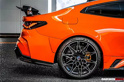 2021–2025 BMW M4 G82 / G83 BKSSII Style Rear Bumper with LED Light & Exhaust Tips
