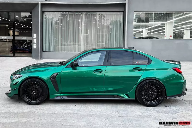 2021-UP BMW M3 G80 G81 BKSSII Style Front Bumper, Front Fender & Side Skirts Kit