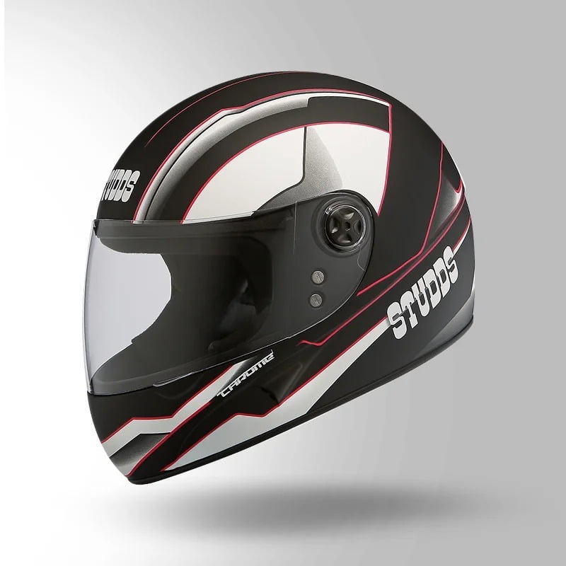 STUDDS CHROME SUPER D4 MATT BLACK N8 PINK C/V (XL)