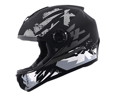 STEELBIRD SBH-11 ZOOM RACER MATT BLACK/GREY C/V 600 MM (L)