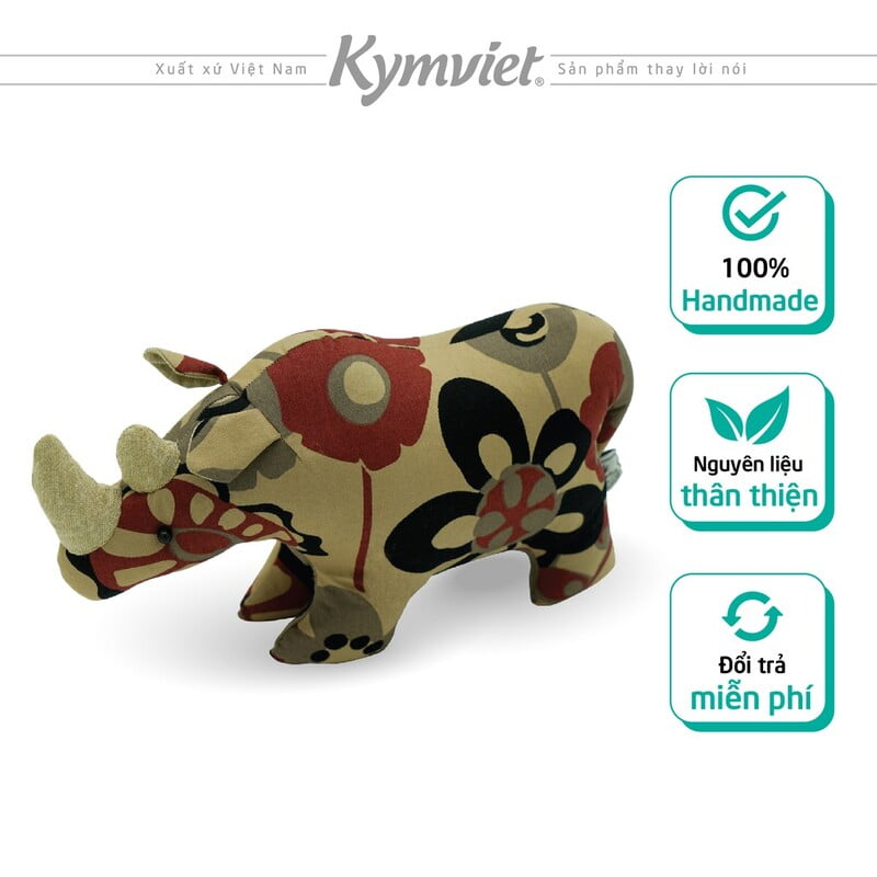Tê Giác Mẹ Kymviet 100% Handmade Cotton [TGM-2102]